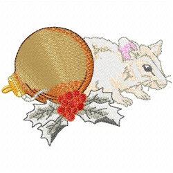 Mice Embroidery Design 1